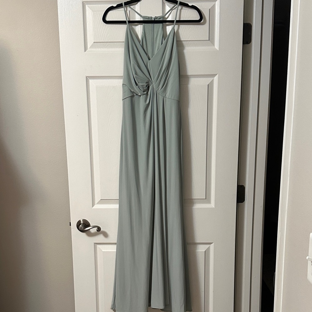 Elegant Sage Green Dress